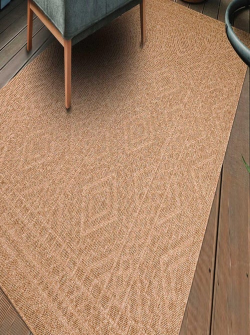 Tapis extérieur tissé kilim rectangle JUTE ART 3 - Kiabi