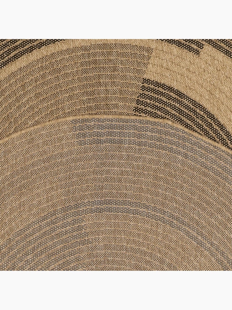 Tapis extérieur tissé kilim rectangle JUTE ART 7 Noir - Kiabi