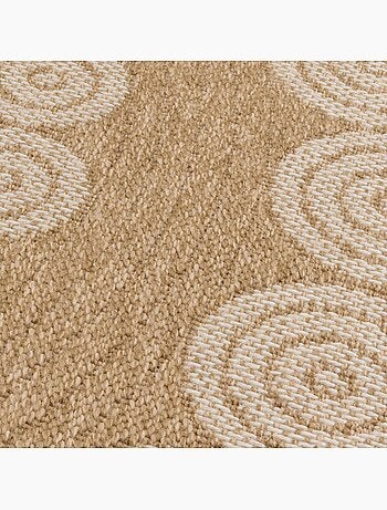 Tapis extérieur tissé kilim rectangle JUTE ART 8