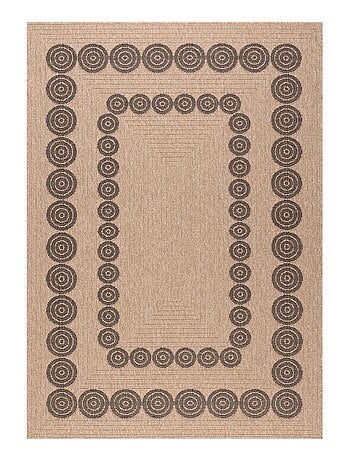 Tapis extérieur tissé kilim rectangle JUTE ART 8