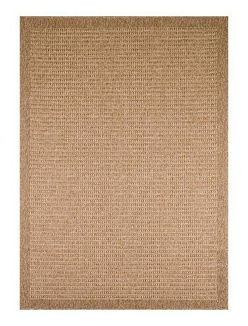 Tapis extérieur tissé kilim rectangle jute art