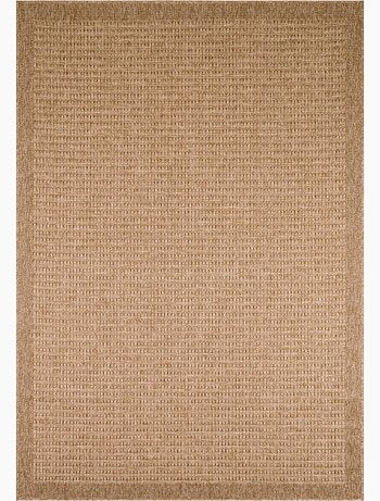 Tapis extérieur tissé kilim rectangle jute art