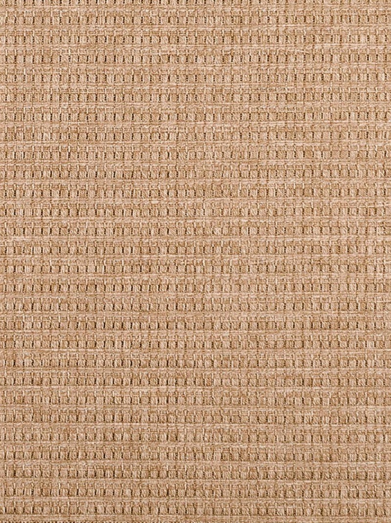 Tapis extérieur tissé kilim rectangle jute art Beige - Kiabi