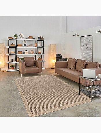 Tapis extérieur tissé kilim rectangle JUTE ART