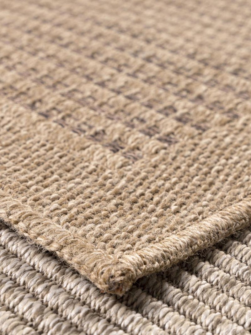 Tapis extérieur tissé kilim rectangle JUTE ART Marron - Kiabi