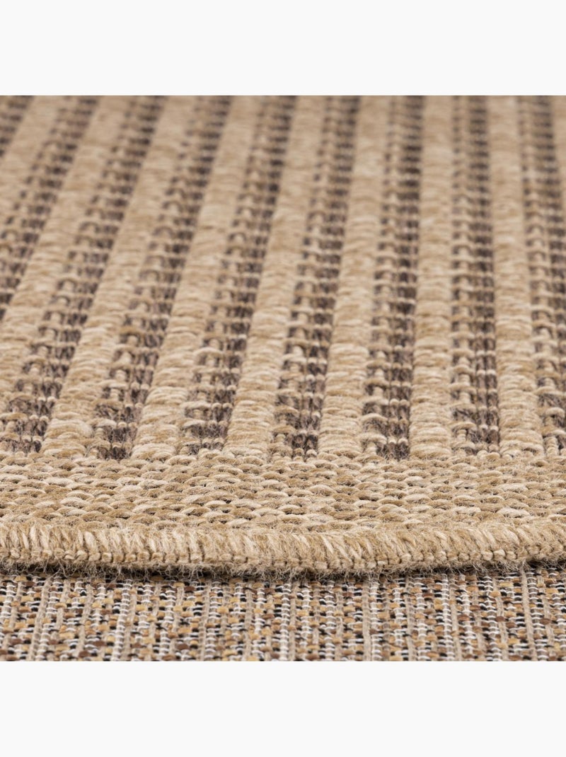 Tapis extérieur tissé kilim rectangle JUTE ART Marron - Kiabi