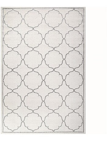 Tapis extérieur tissé kilim rectangle KUMA