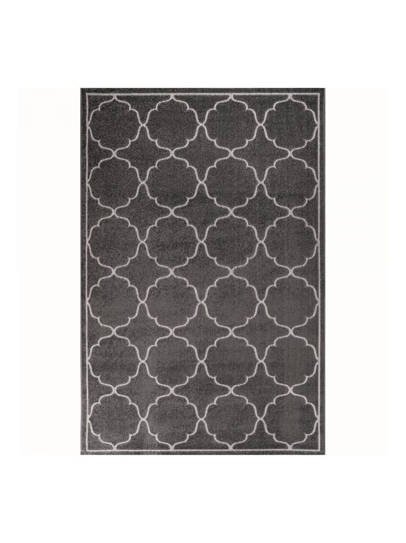 Tapis extérieur tissé kilim rectangle KUMA Gris - Kiabi