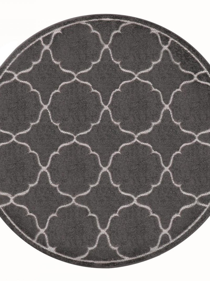 Tapis extérieur tissé kilim rectangle KUMA Gris - Kiabi