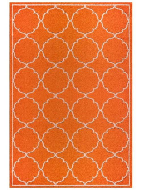 Tapis extérieur tissé kilim rectangle KUMA - Kiabi Tapis extérieur tissé kilim rectangle KUMA - Kiabi