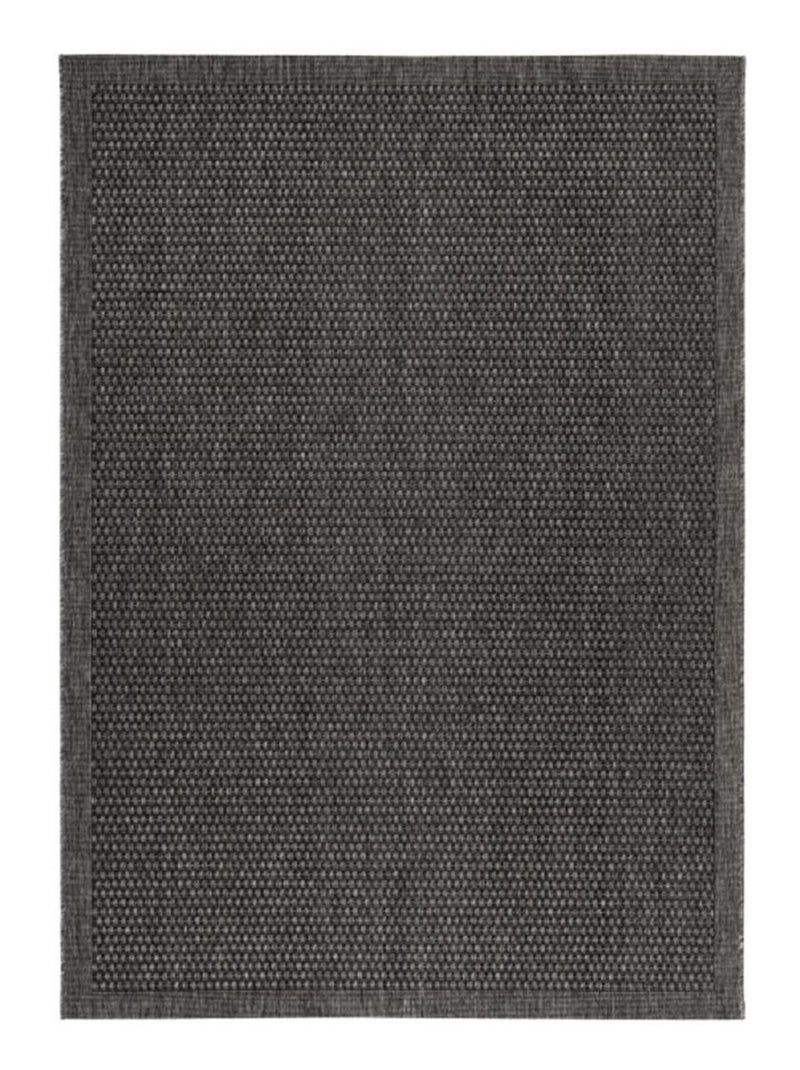 Tapis extérieur tissé kilim rectangle LYN45 SUNSAU 7 Argent - Kiabi