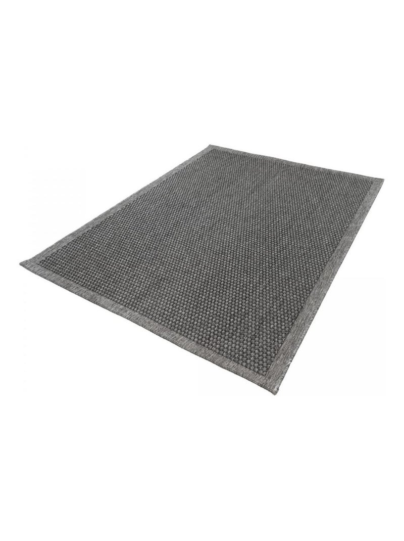 Tapis extérieur tissé kilim rectangle LYN45 SUNSAU 7 Argent - Kiabi