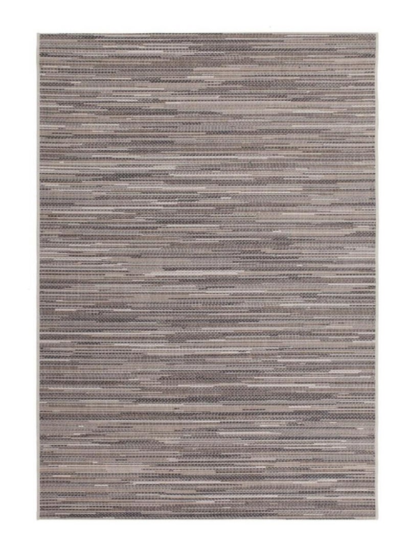 Tapis extérieur tissé kilim rectangle LYN45 SUNSAU Beige - Kiabi