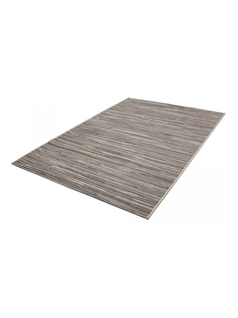 Tapis extérieur tissé kilim rectangle LYN45 SUNSAU Beige - Kiabi