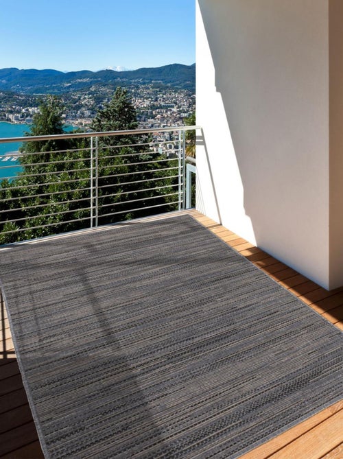 Tapis extérieur tissé kilim rectangle LYN45 SUNSAU - Kiabi