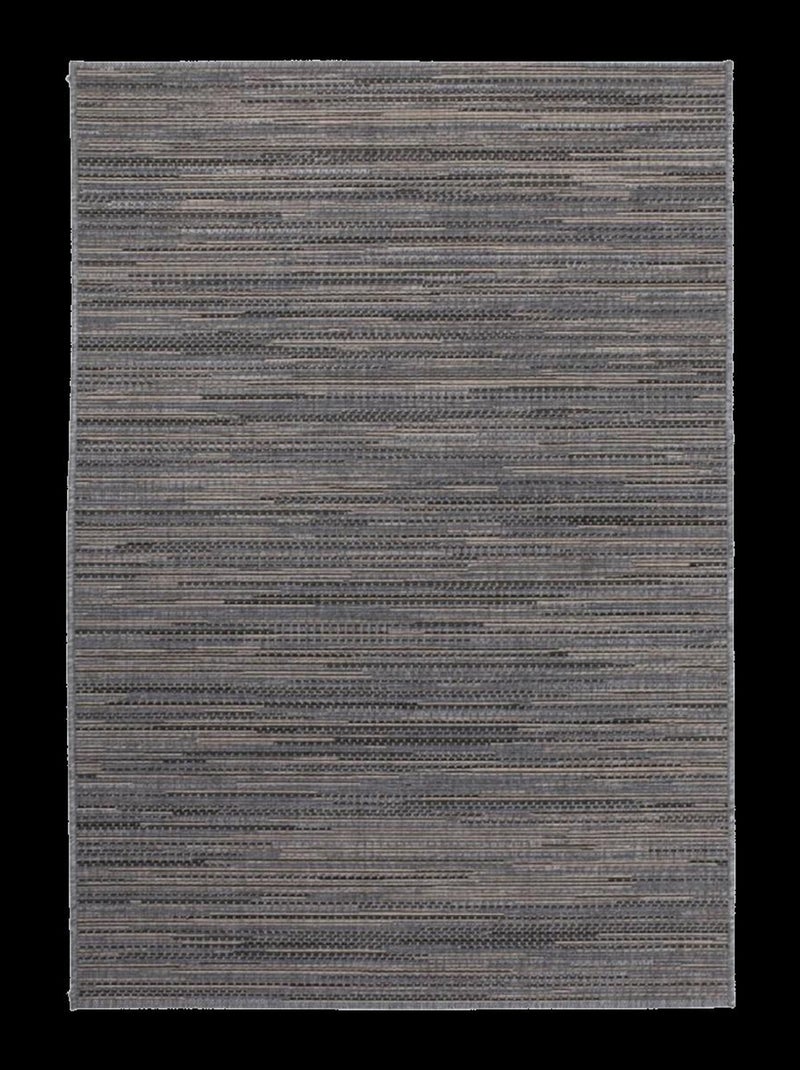 Tapis extérieur tissé kilim rectangle LYN45 SUNSAU Gris - Kiabi