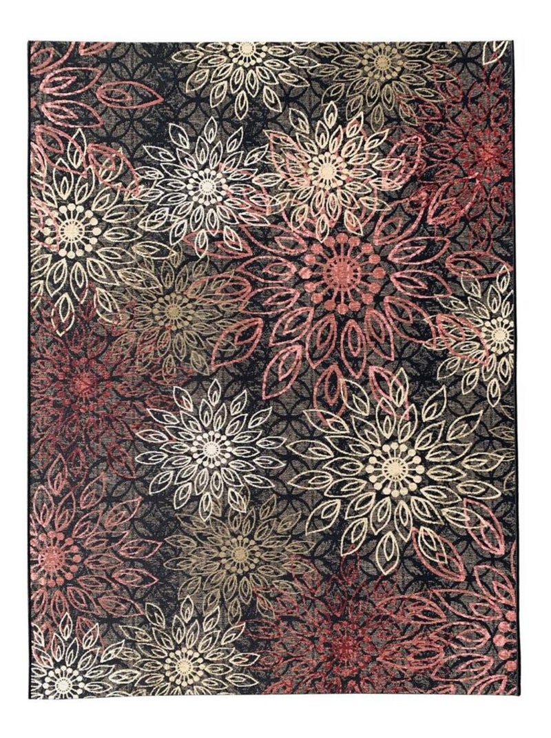Tapis extérieur tissé kilim rectangle ORADE Multicolore - Kiabi
