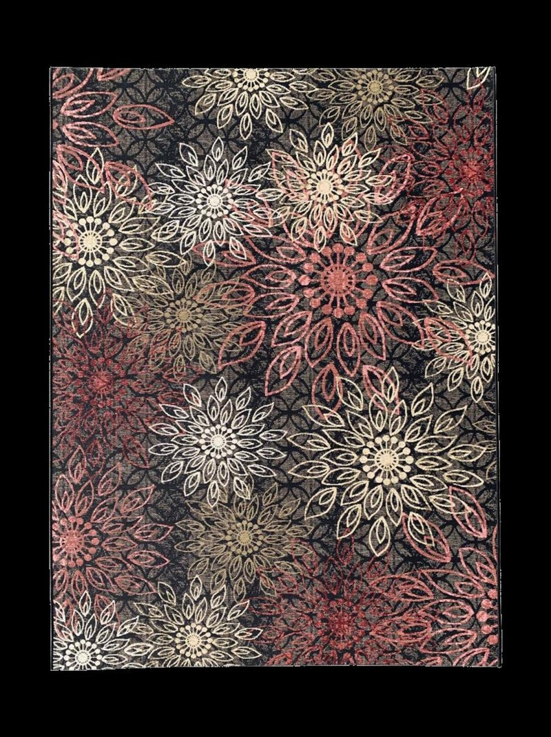 Tapis extérieur tissé kilim rectangle ORADE Multicolore - Kiabi