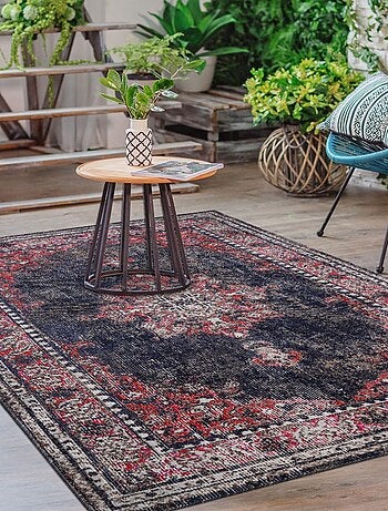Tapis extérieur tissé kilim rectangle OZLEM