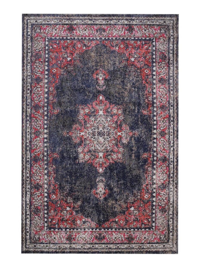 Tapis extérieur tissé kilim rectangle OZLEM Rouge - Kiabi