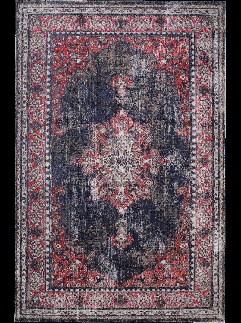 Tapis extérieur tissé kilim rectangle OZLEM Rouge - Kiabi