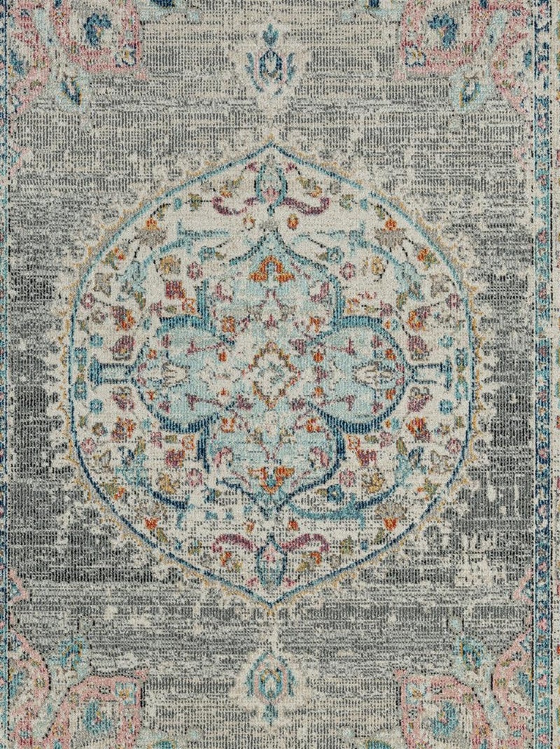 Tapis extérieur tissé kilim rectangle SALOUT A Gris - Kiabi