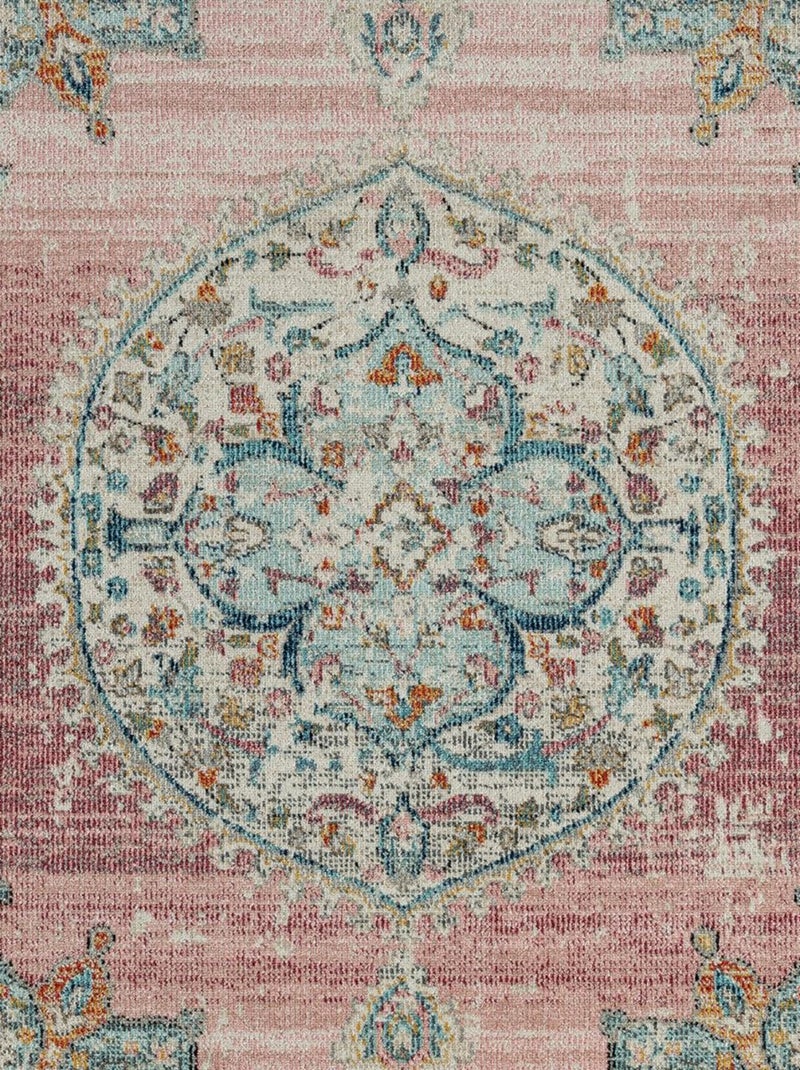 Tapis extérieur tissé kilim rectangle SALOUT A Rose - Kiabi