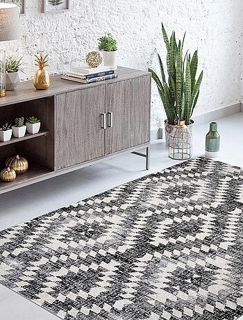 Tapis extérieur tissé kilim rectangle SANDRINE