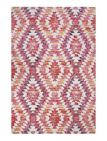 Tapis extérieur tissé kilim rectangle SANDRINE