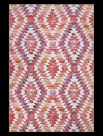 Tapis extérieur tissé kilim rectangle SANDRINE