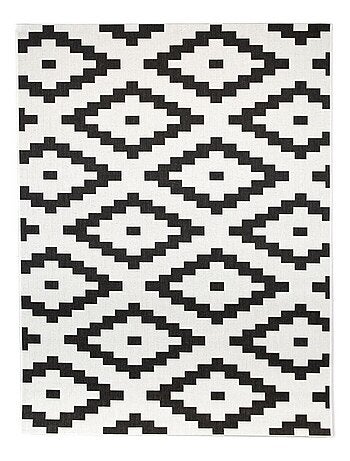 Tapis extérieur tissé kilim rectangle STALOW 10