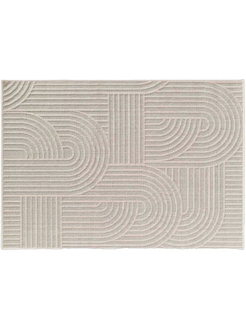 Tapis Ezio Graphique Tissé avec Reliefs - Kiabi
