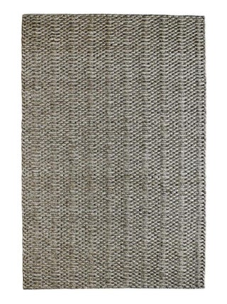 Tapis fait main en laine et viscose uni Bombus