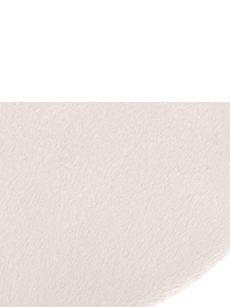 Tapis fausse fourrure extra doux IV 60x90 cm Blanc - Kiabi
