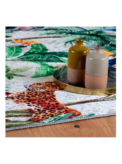 Tapis floral pour intérieur design rectangle Tempete - Kiabi