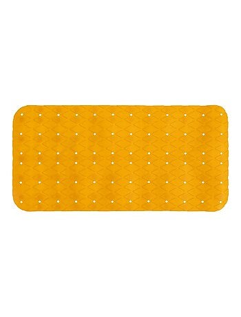 Tapis fond de baignoire 35 x 70 cm Colorama moutarde