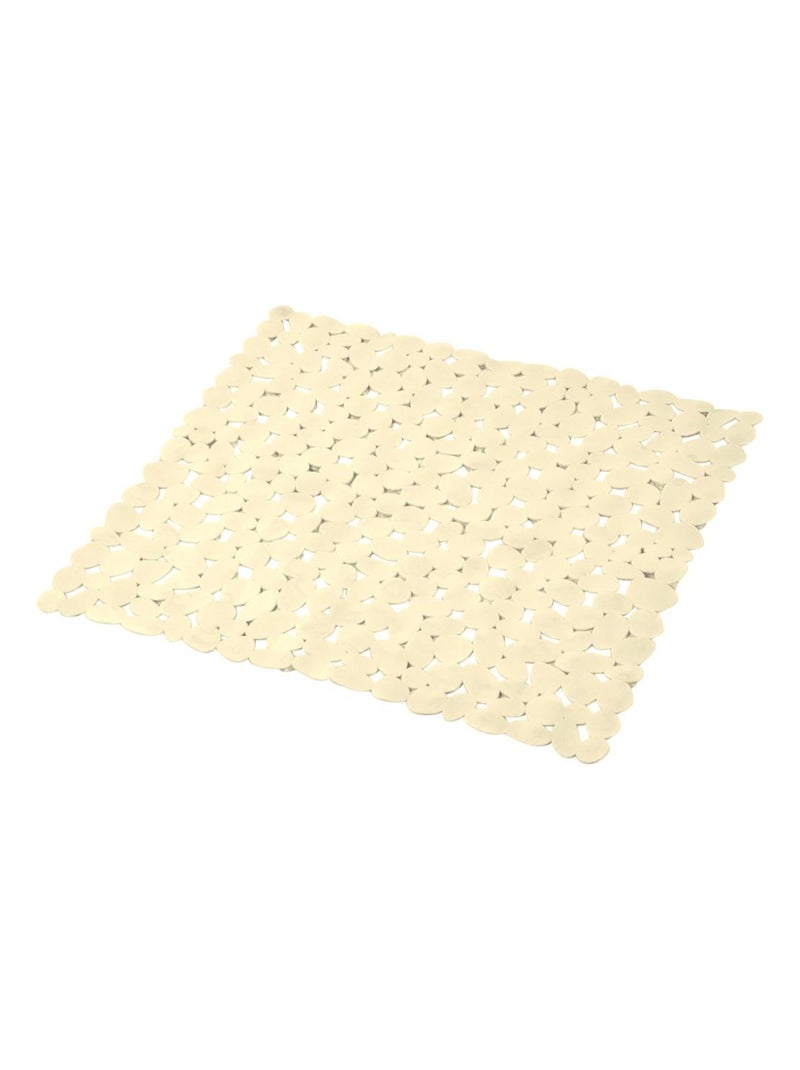 Tapis fond de douche galet Beige - Kiabi