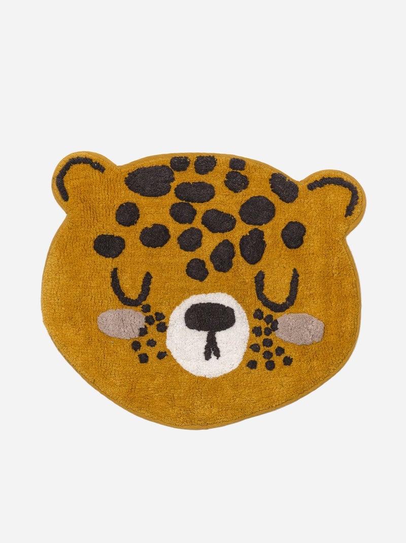 Tapis forme 'léopard' Orange - Kiabi