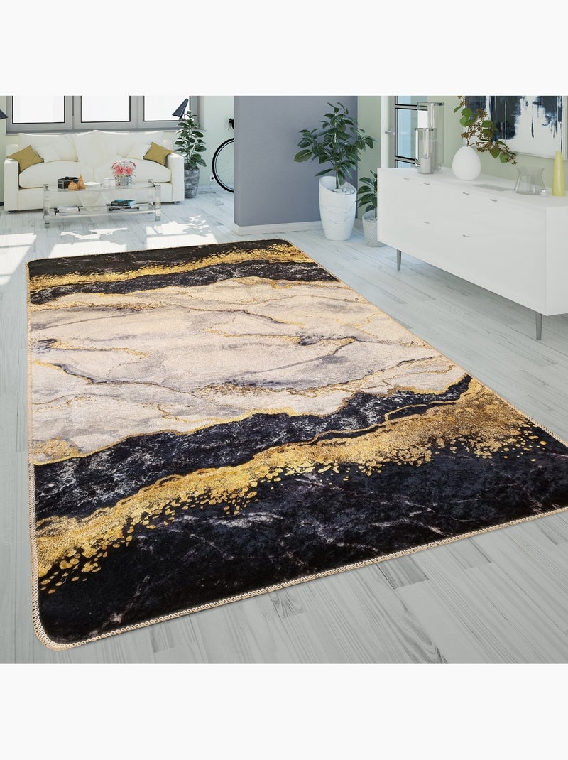Tapis GOLD, Black Noir - Kiabi
