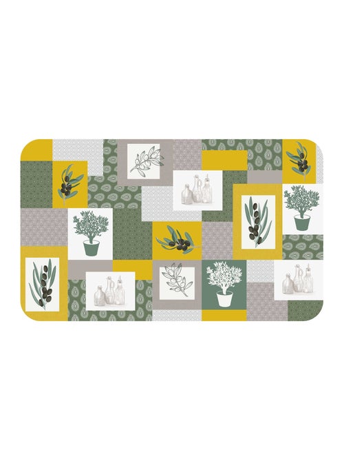 Tapis graziella olive - Kiabi