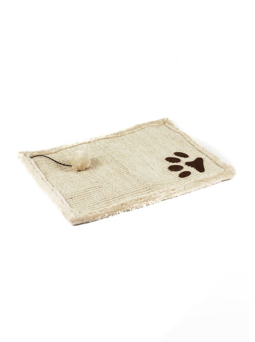 Tapis griffoir 2 en 1 sisal fourrure - AFIBEL - Kiabi
