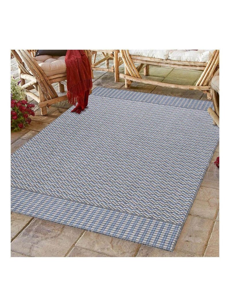 Tapis gris plat intérieur et extérieur design Latina Gris - Kiabi