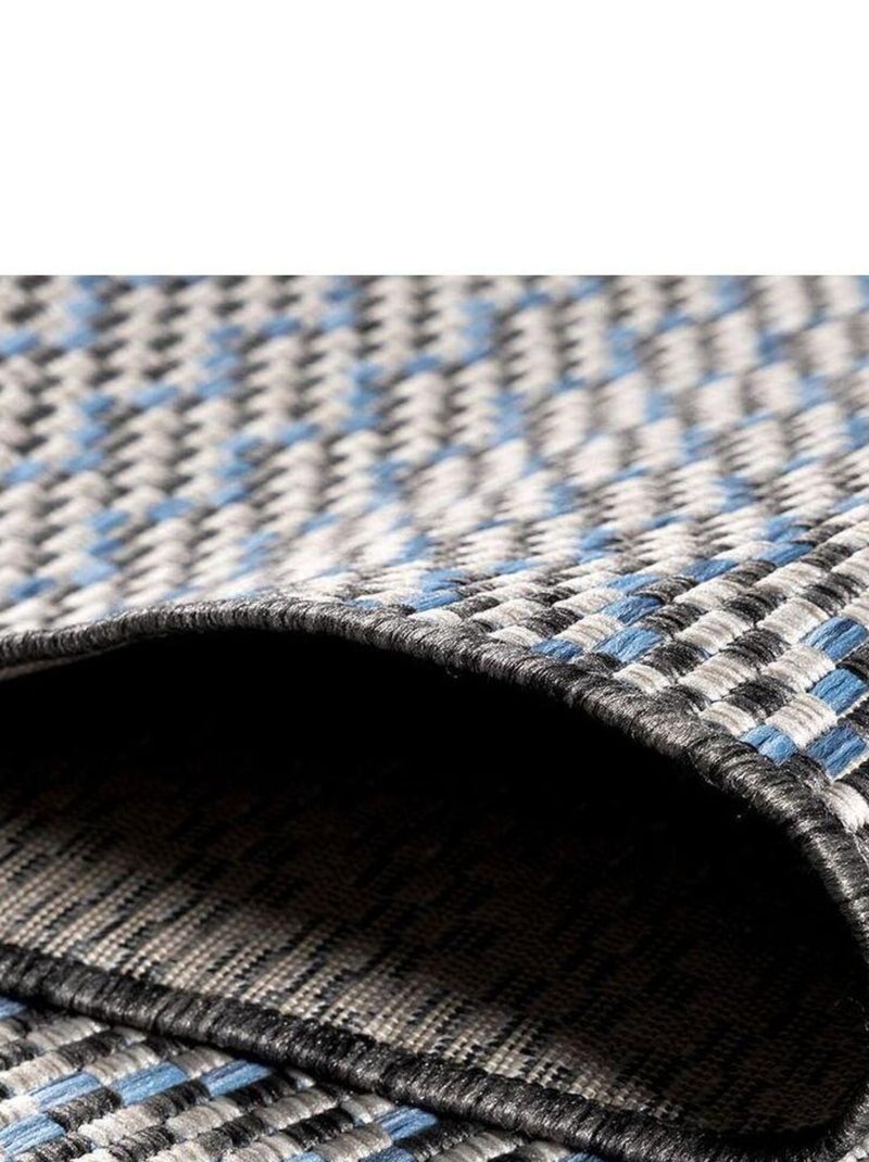 Tapis gris plat intérieur et extérieur design Latina Gris - Kiabi