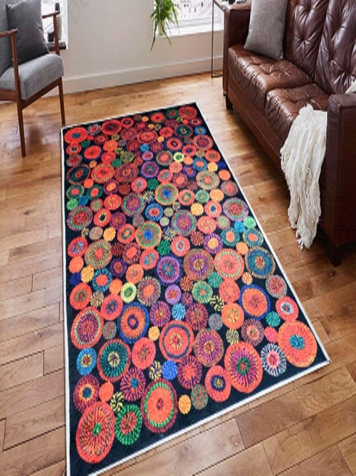 Tapis HAPPY Noir - Kiabi