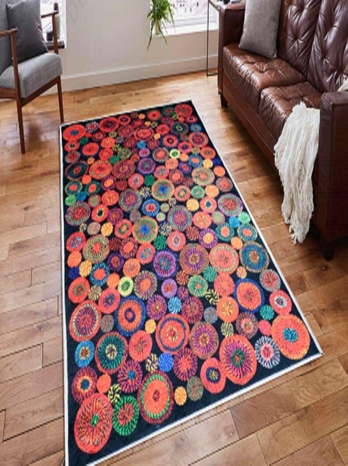 Tapis HAPPY Noir - Kiabi