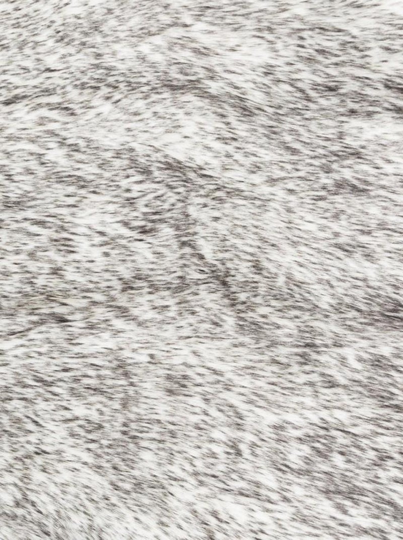 Tapis imitation fourrure mouton 60x90 cm Gris - Kiabi