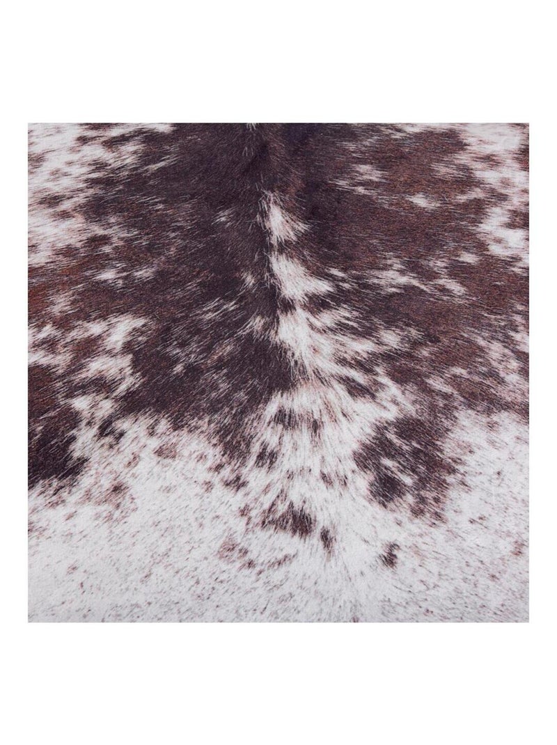 Tapis imitation peau de vache marron et blanc intérieur et extérieur Super 2 Marron - Kiabi