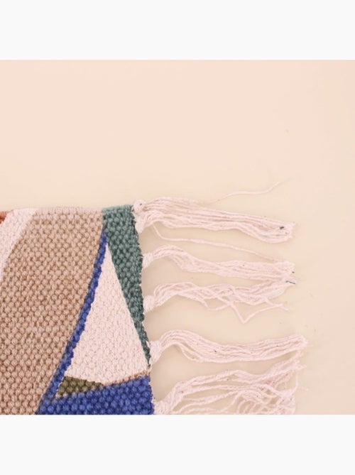 Tapis imprimé avec franges 110x60cm - Kiabi