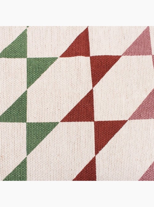Tapis imprimé géométrique ethnique colorés 80x150 cm - Kiabi