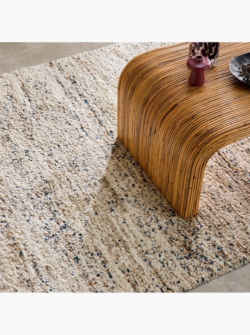Tapis intérieur avec motif tacheté créme Richie - Kiabi